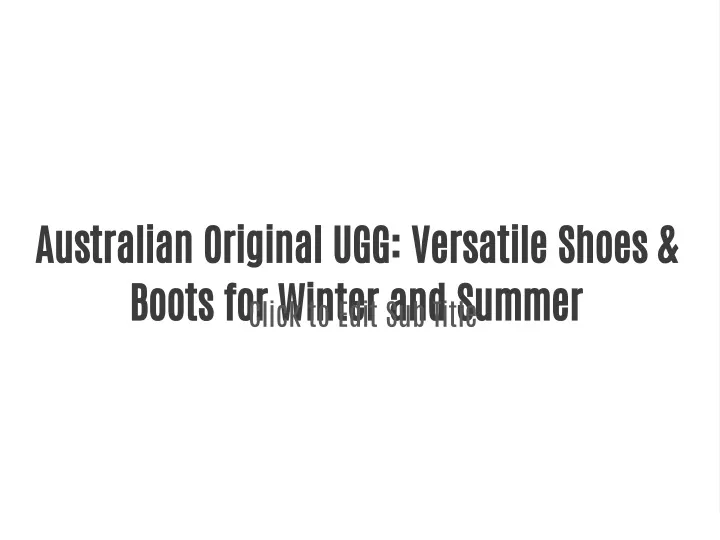 australian original ugg versatile shoes boots