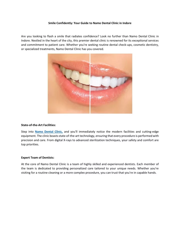 smile confidently your guide to namo dental