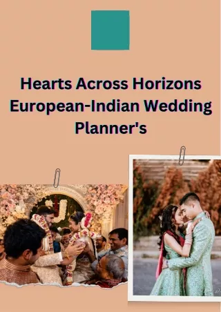 European Indian Wedding Planners Celebrating Love Across Cultures