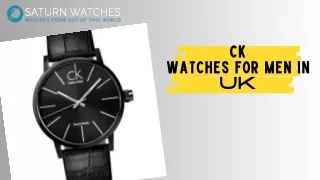 CK watches for men in UK