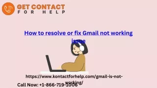 How to resolve or fix Gmail not working issues