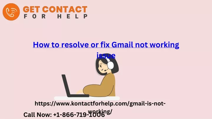 how to resolve or fix gmail not working issue