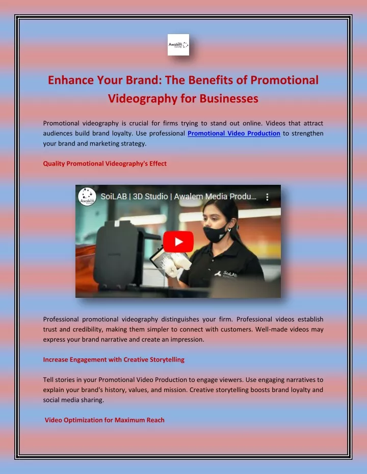 enhance your brand the benefits of promotional