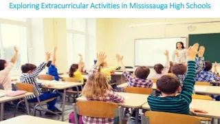 Exploring Extracurricular Activities in Mississauga High Schools