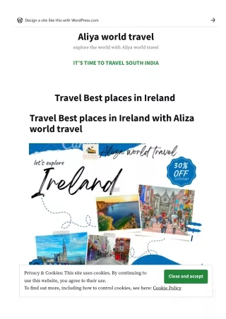 Travel Best places in Ireland with Aliza world travel