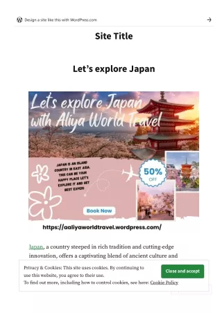 lets explore japan with Archana World travel