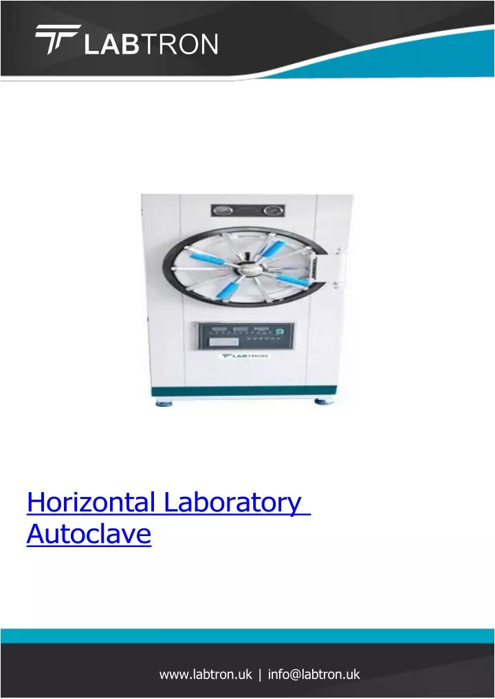 horizontal laboratory autoclave