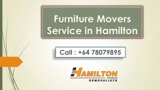 Furniture Movers in Hamilton