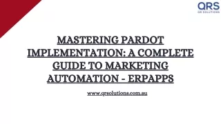 Mastering Pardot Implementation A Complete Guide to Marketing Automation