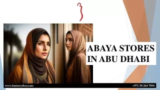 ABAYA STORES IN ABU DHABI