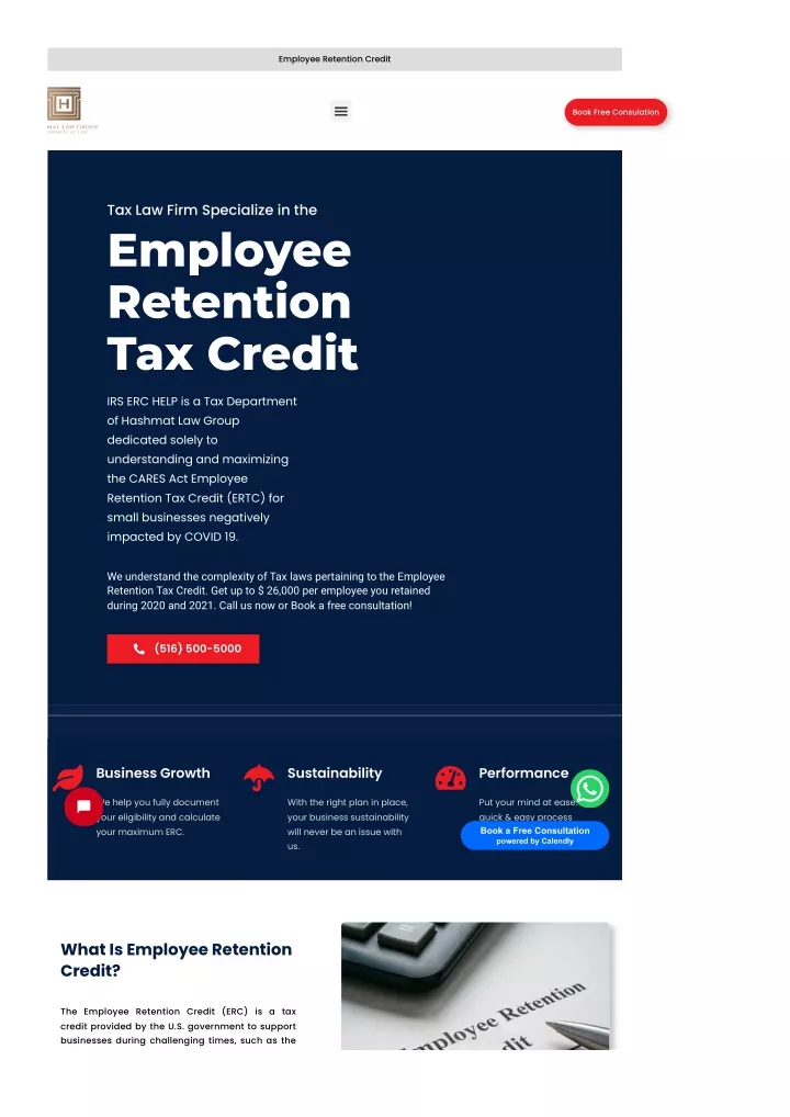 employee retention credit