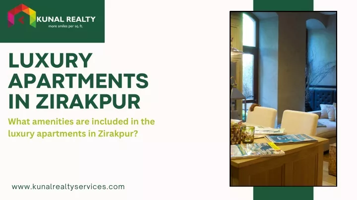 luxury apartments in zirakpur what amenities