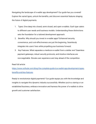 navigating the landscape of e wallet