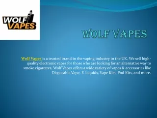 Wolf Vapes