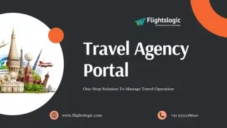 Travel Agency Portal | Travel Software Development