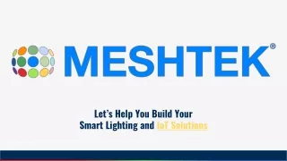 Let’s Help You Build Your Smart Lighting and IoT Solutions
