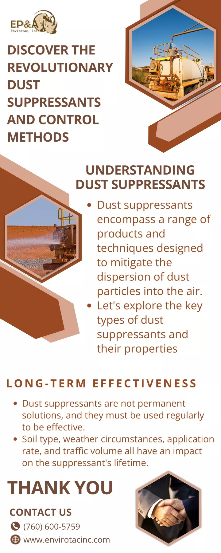 discover the revolutionary dust suppressants