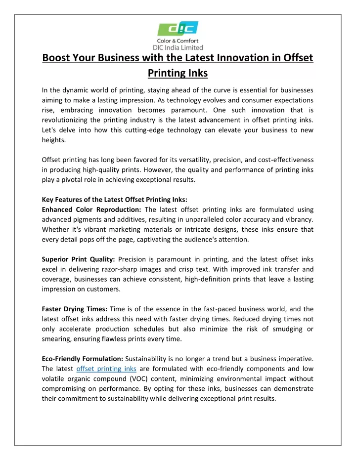boost your business with the latest innovation