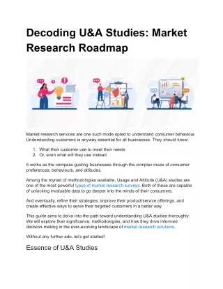 Decoding U&A Studies_ Market Research Roadmap