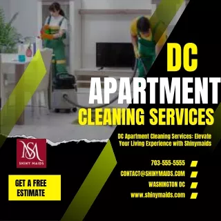 DC Apartment Cleaning Services - Elevate Your Living Experience with Shinymaids