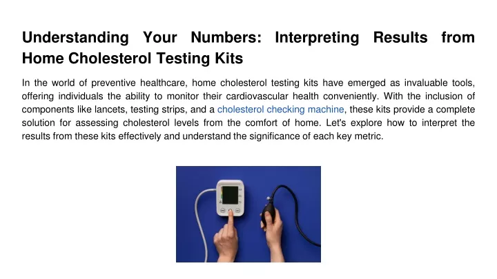 understanding your numbers interpreting results from home cholesterol testing kits