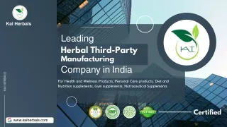 Best Ayurvedic Third Party manufacturer-kai herbals  | Kai | Kai Herbals