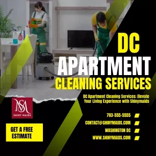 DC Apartment Cleaning Services - Elevate Your Living Experience with Shinymaids