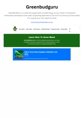 greenbudguru