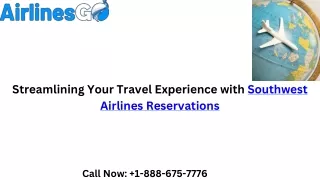 Southwest Airlines Reservations Contact Number