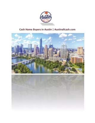 Cash Home Buyers in Austin | Austinallcash.com