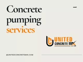 Concrete Pumping Services
