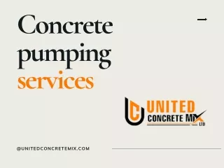 concrete pumping services