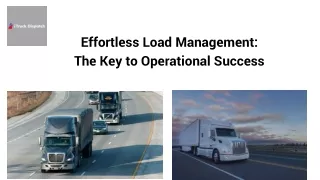 Effortless Load Management: The Key to Operational Success