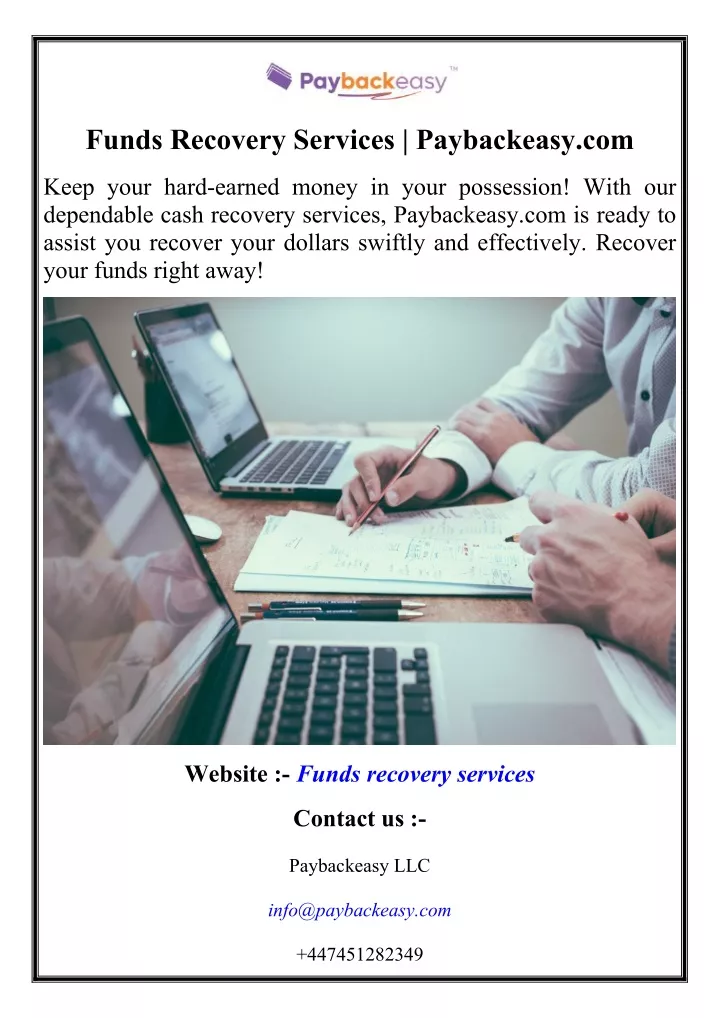 funds recovery services paybackeasy com