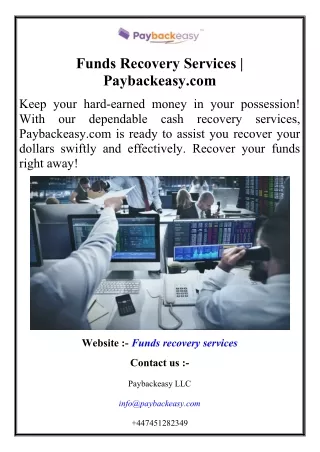funds recovery services paybackeasy com