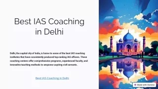 Best IAS Coaching in Delhi 1