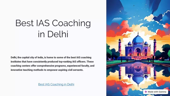 best ias coaching in delhi