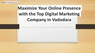 Digital Marketing company in Vadodara - Mywebwala1