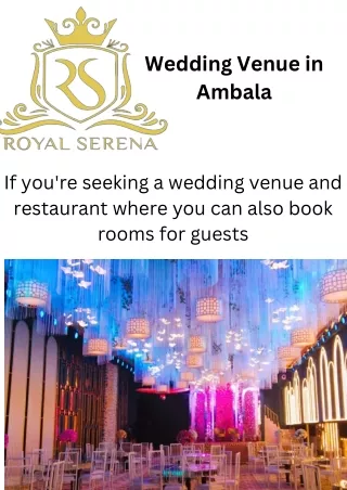 Wedding Venue in Ambala