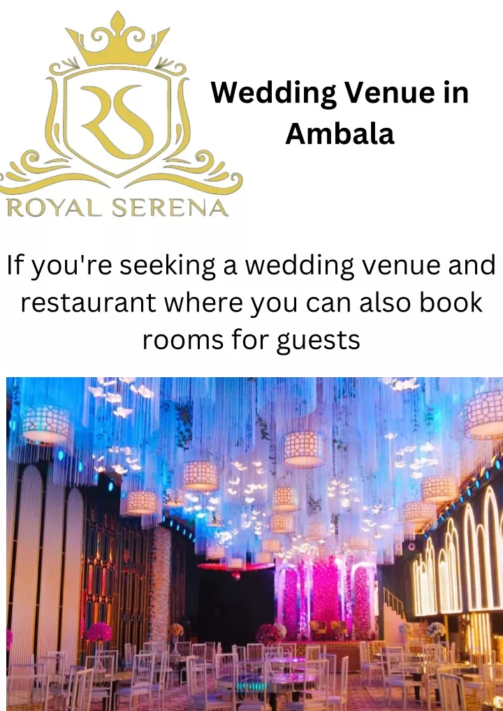 wedding venue in ambala