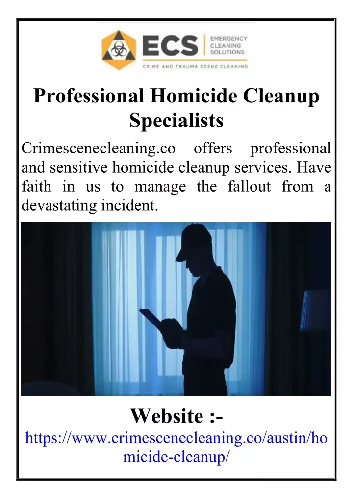 professional homicide cleanup specialists