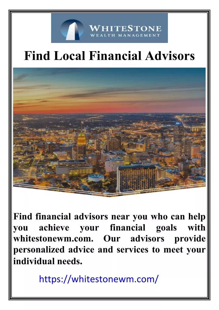 PPT - Find Local Financial Advisors PowerPoint Presentation, free ...