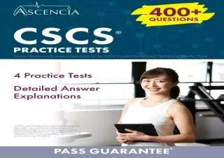 get [PDF] Download CSCS Practice Questions: 400+ Practice Questio