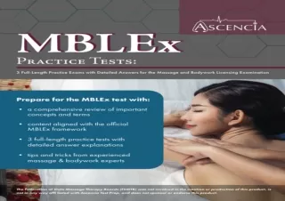 [PDF READ ONLINE] MBLEx Practice Tests: 3 Full-Length Practice Ex