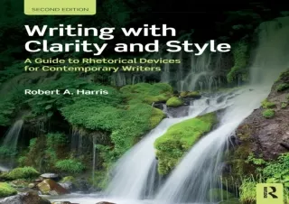 [READ DOWNLOAD]  Writing with Clarity and Style