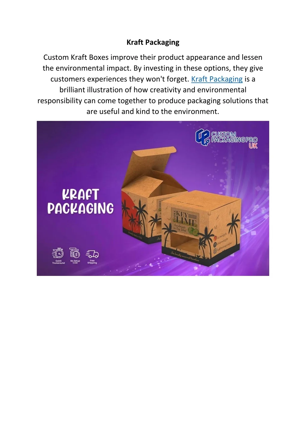 PPT - Kraft Packaging PowerPoint Presentation, free download - ID:13175333