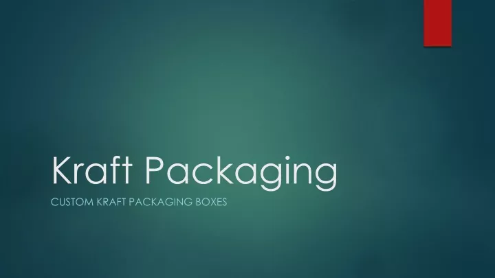 kraft packaging