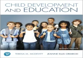 [READ DOWNLOAD]  Child Development and Education