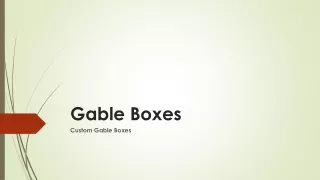 gable boxes custom gable boxes