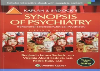 [PDF READ ONLINE] Kaplan and Sadock's Synopsis of Psychiatry: Beh